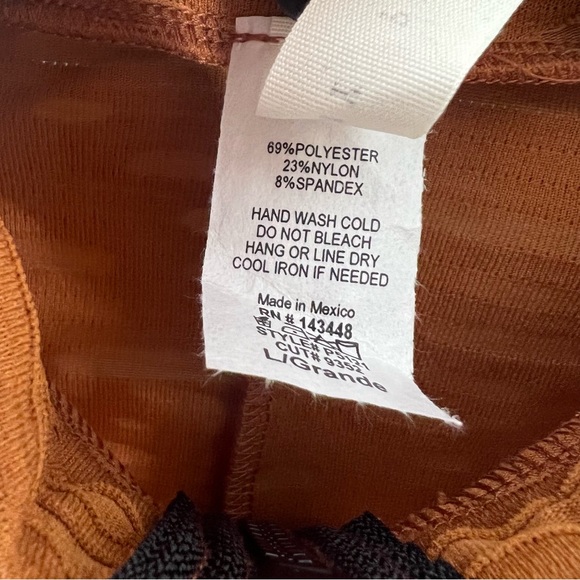 Brown Mesh Detail Zipper Biker Shorts Romper - Picture 9 of 9